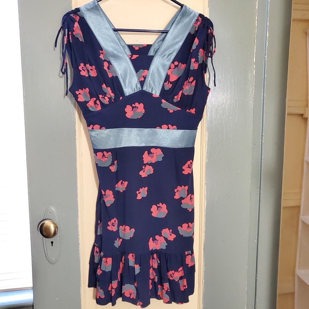 Silk mermaid mini dress